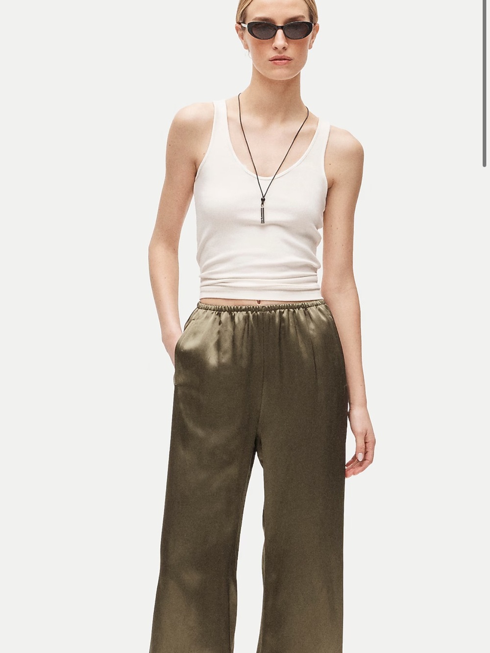 Cosmo pant in luster charmeuse  j crew NWT